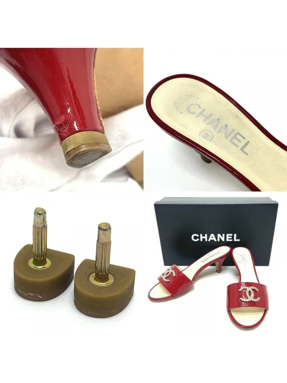 Chanel Sandals Brilliant Enamel